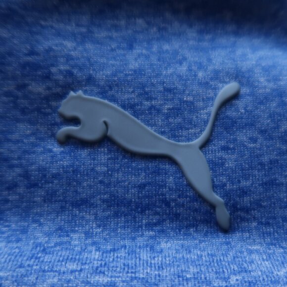 Puma DryCell Blue Heather Stretch Polo (XL) OMG! ⛳️ - Picture 1 of 10
